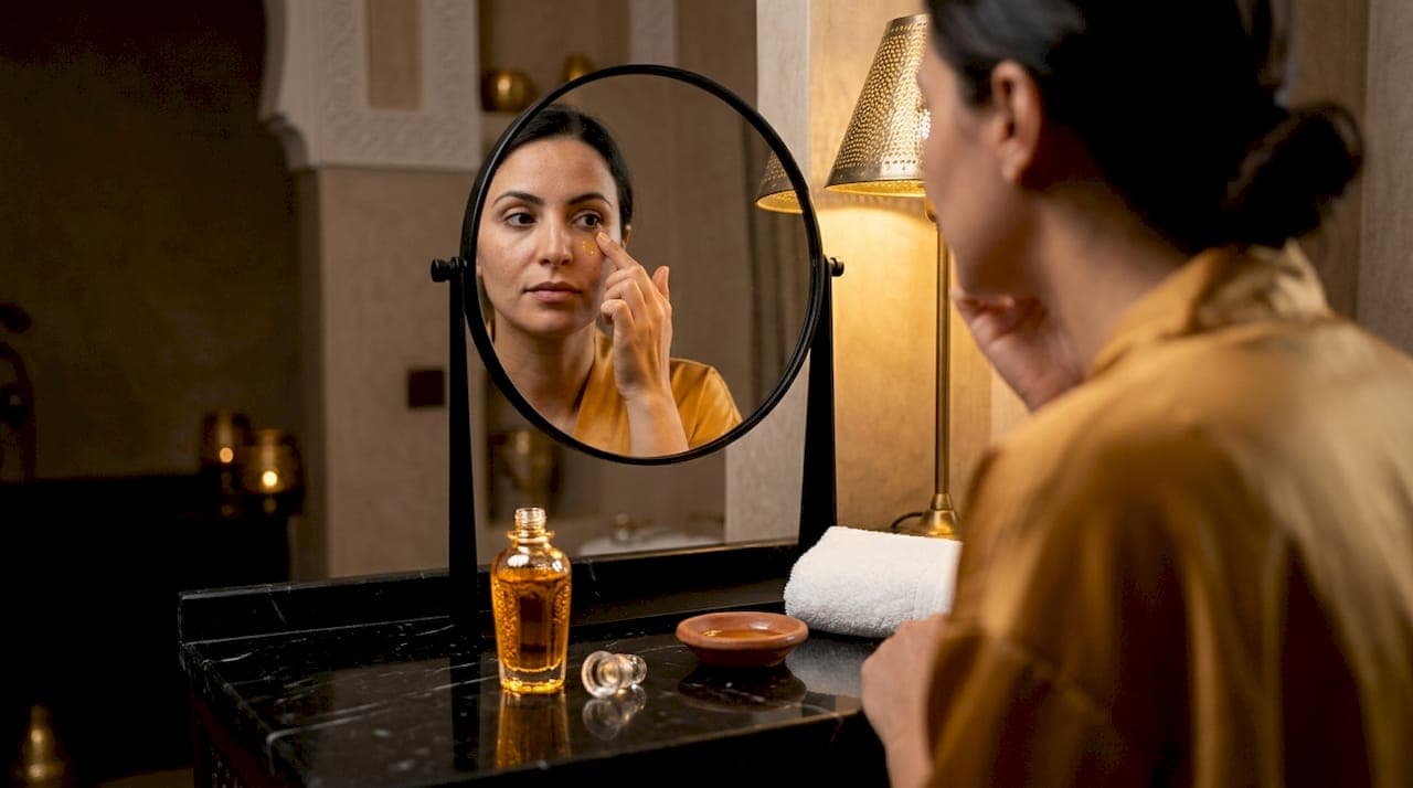 Argan oil for under-eye care: a Moroccan beauty guide